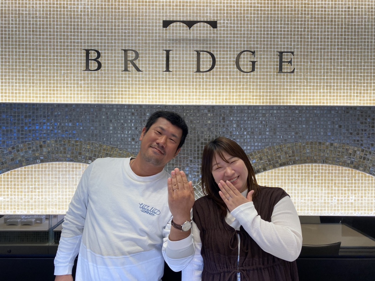 新潟で選ぶ結婚指輪|BRIDGE「幸せのカタチ」「夜明けの約束」をお迎えいただいたひろ様&みく様のストーリー