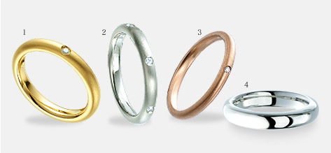 ゴールドの結婚指輪で探すならregalo