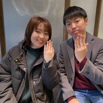 ディズニーの夢が叶ったプロポーズ!おふたりが選んだにわか「ことほぎ」の結婚指輪
