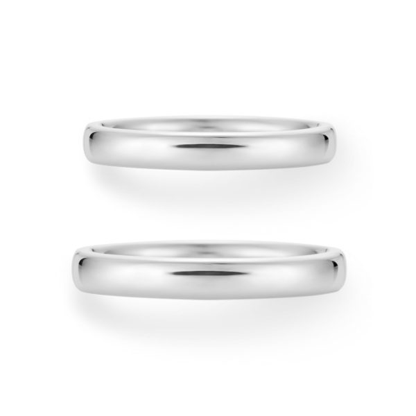 シンプルなデザインの結婚指輪