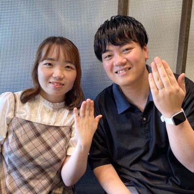 美女と野獣が大好きなおふたりが選んだ限定モデルの結婚指輪