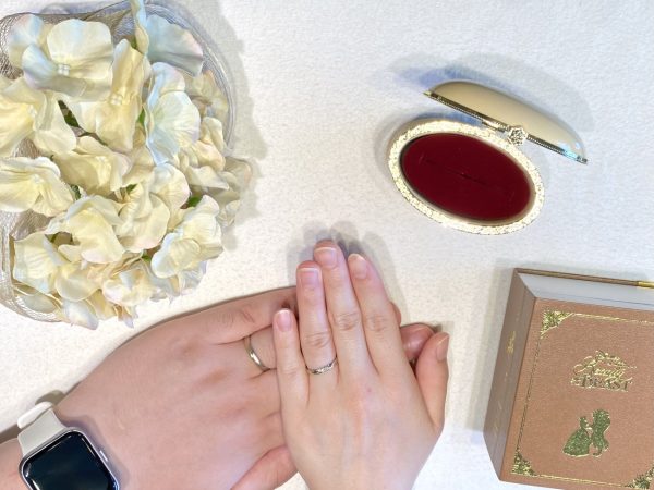 美女と野獣が大好きなおふたりが選んだ限定モデルの結婚指輪