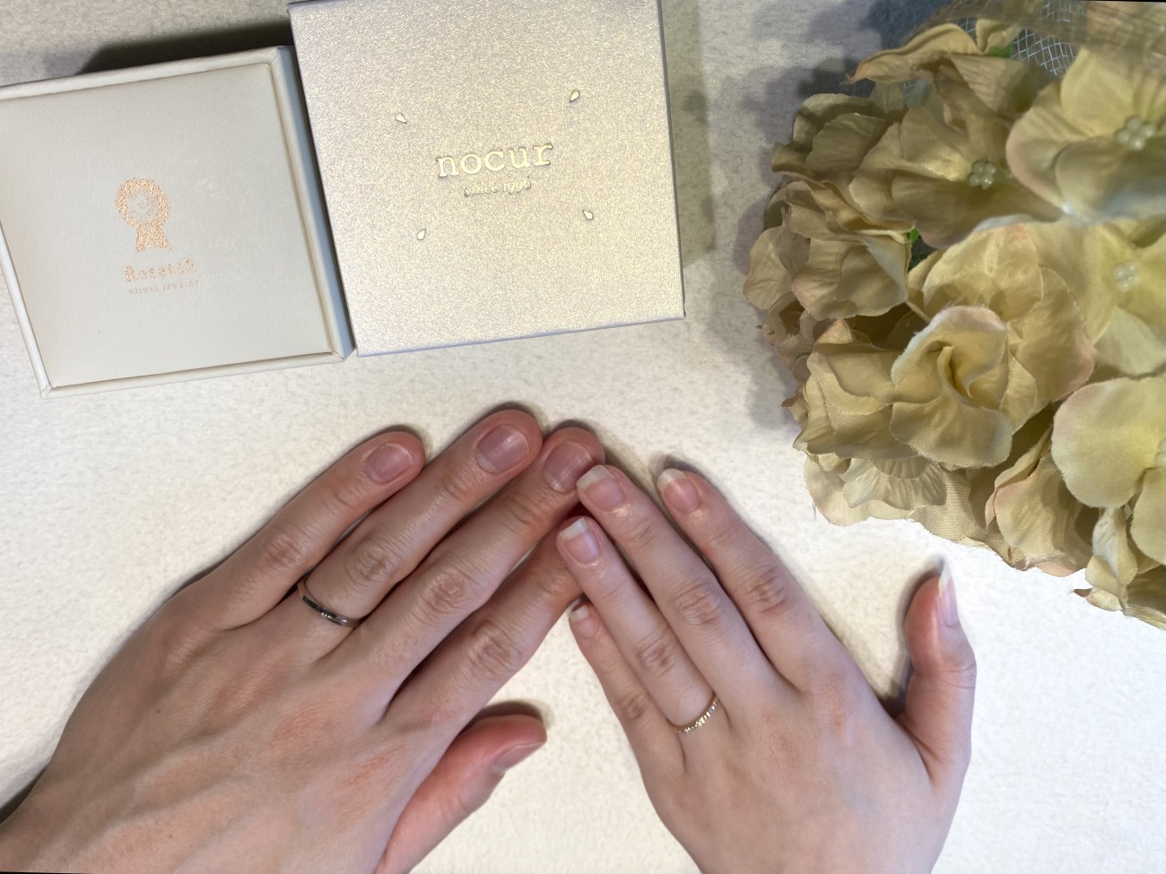 お互いの「好き」を大切にnocurとRosettE daysで選ばれた結婚指輪